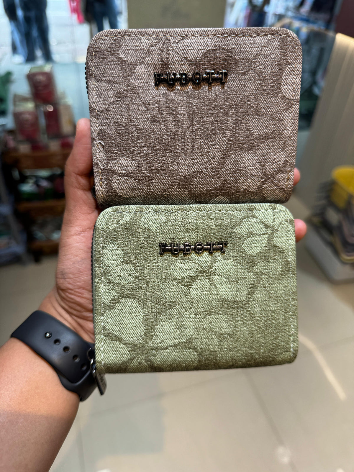 Floral Print Fubott Wallet