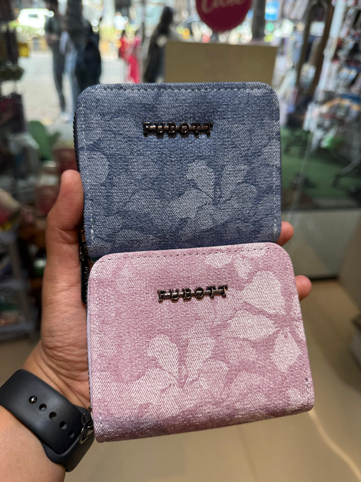 Floral Print Fubott Wallet