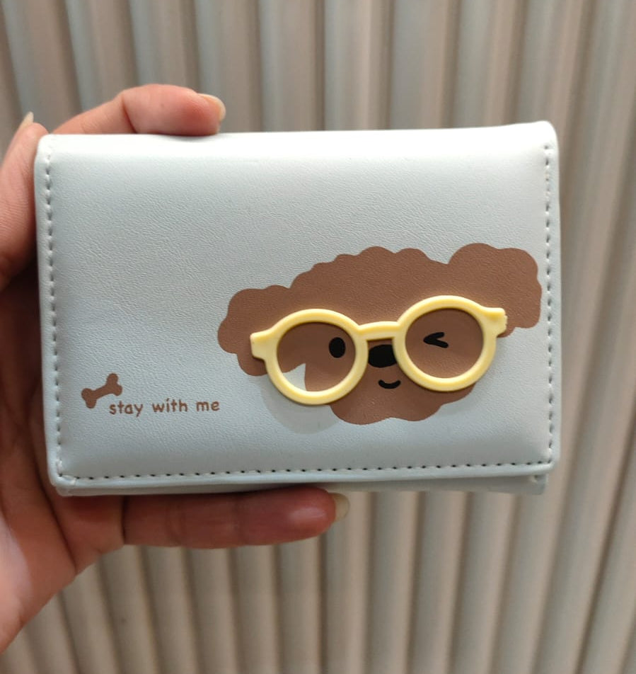 Cute Dog Print Wallet