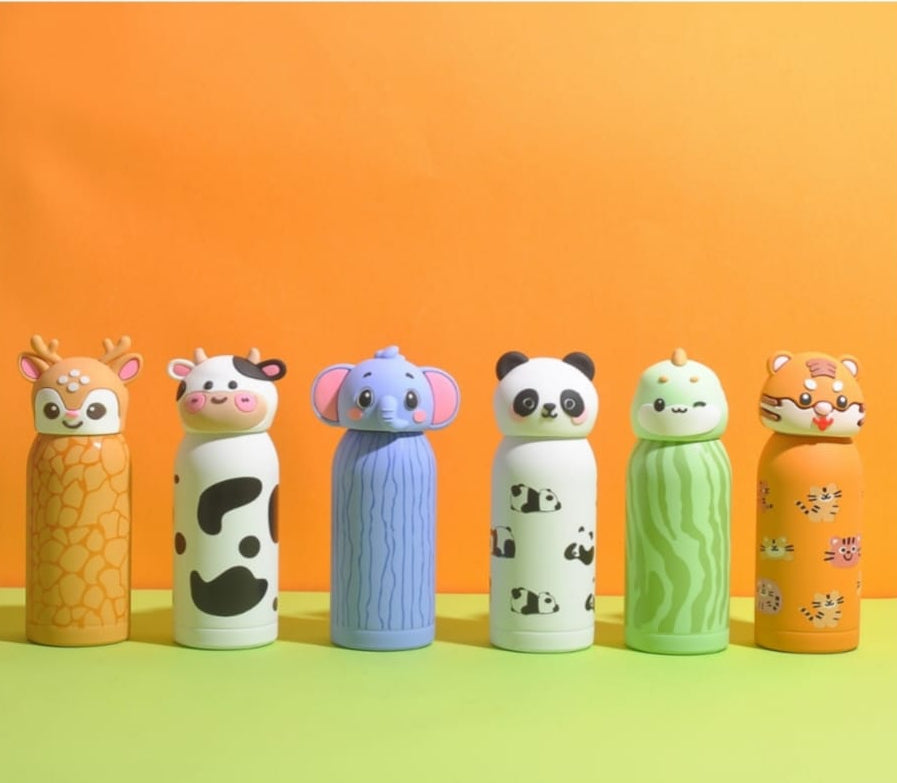 Animal Printed Water Bottle (280 ml)