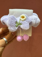 Cute Flower Charm Scrunchies