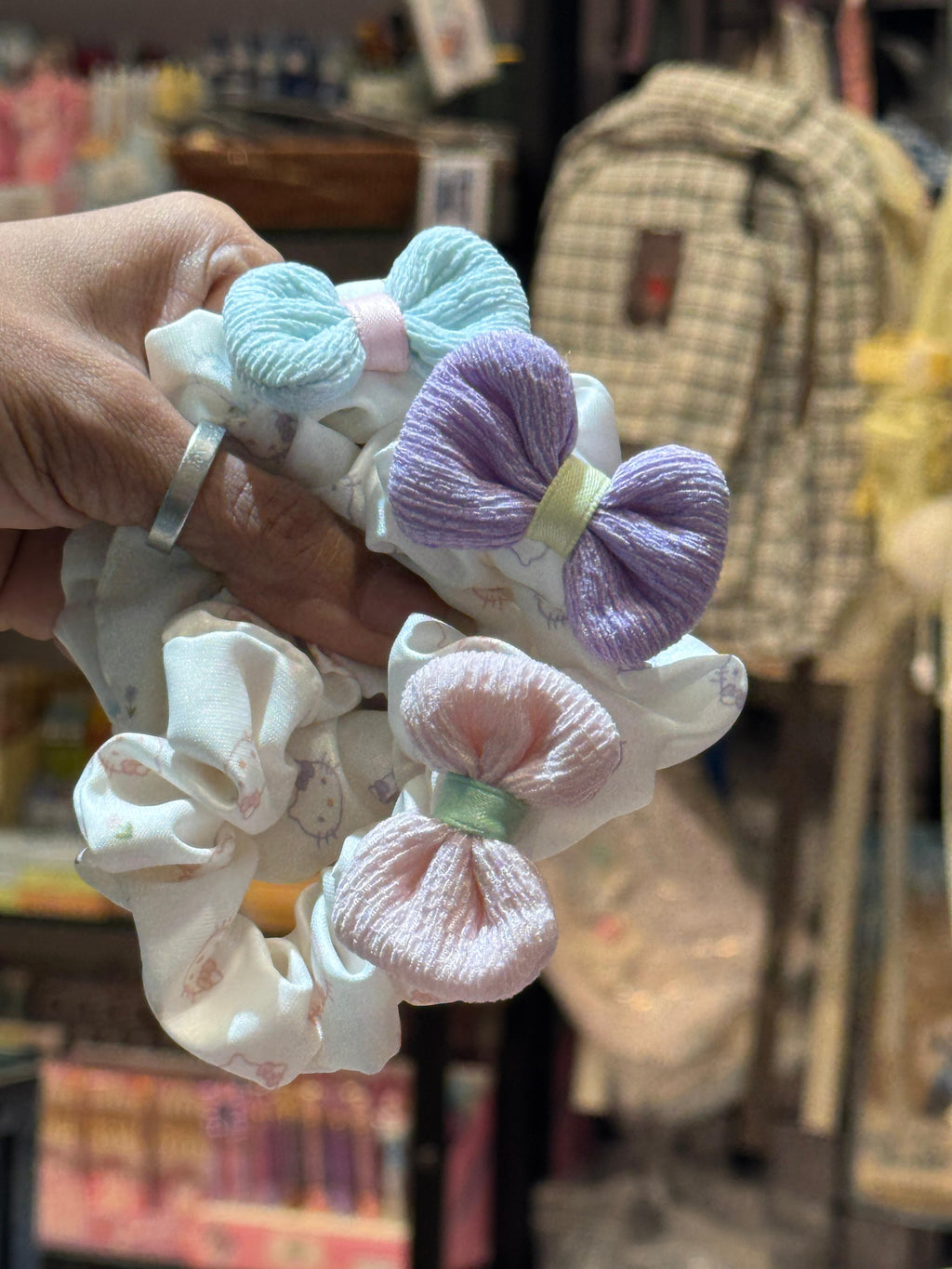 Puffy Bow Scrunchies