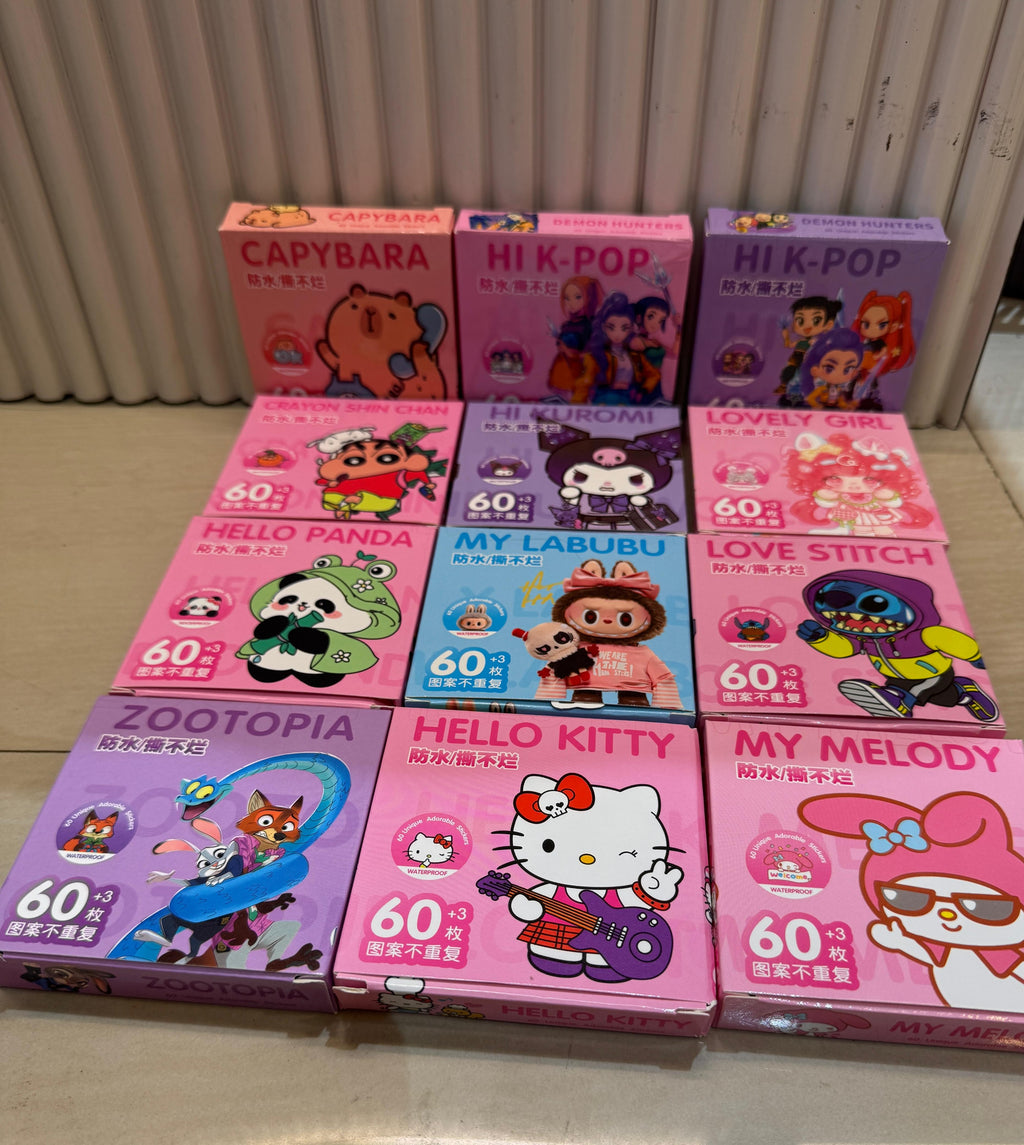 60 Character Stickers