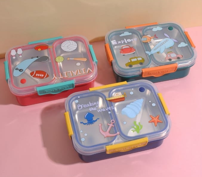 3 Compartment SS Tiffin Box