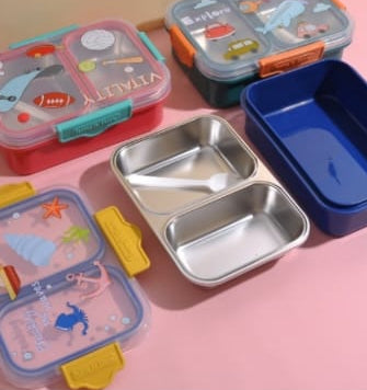 3 Compartment SS Tiffin Box