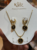 Aesthetic Moon Necklace Set