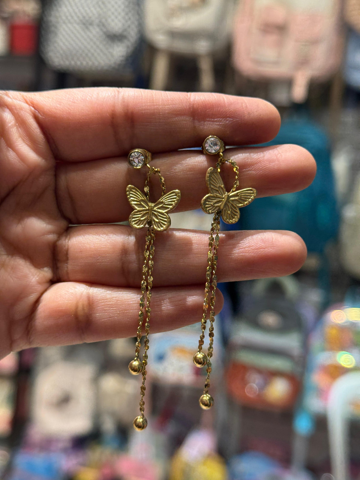 Butterfly Long Earrings