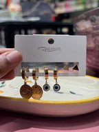3 Piece Set Earrings