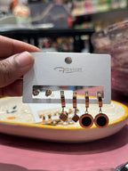 3 Piece Set Earrings