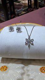 Elegant Silver Jewelry Set for Women