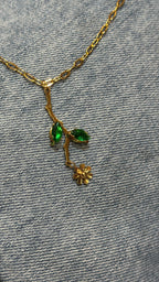 Long Flower Necklace