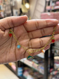 Strawberry Charm Dual Bracelet