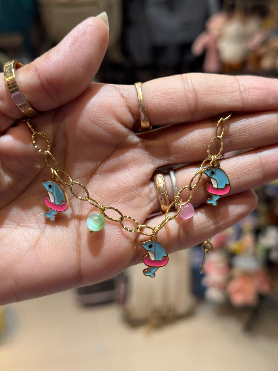 Dolphin Charm Bracelet