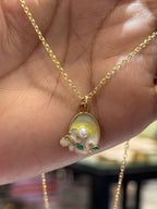 Enamel Resin Necklace
