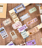 Stamp Style Ticket & Stickers