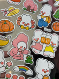 3D Glitter Stickers