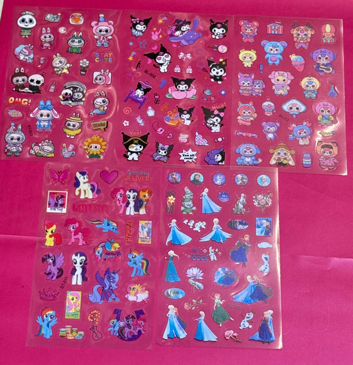 Decorative Cute Stickers (Random)