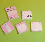 Cute Bow Print Sticky Notes