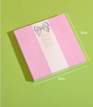 Cute Bow Print Sticky Notes