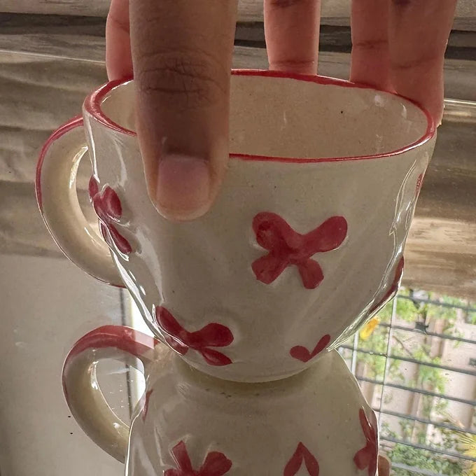 Red Bow Mug
