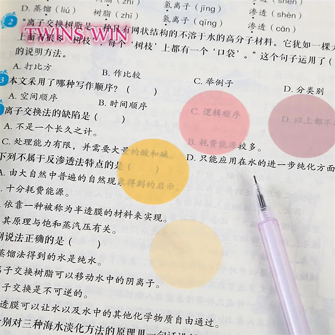 Circle Shaped Sticky Note