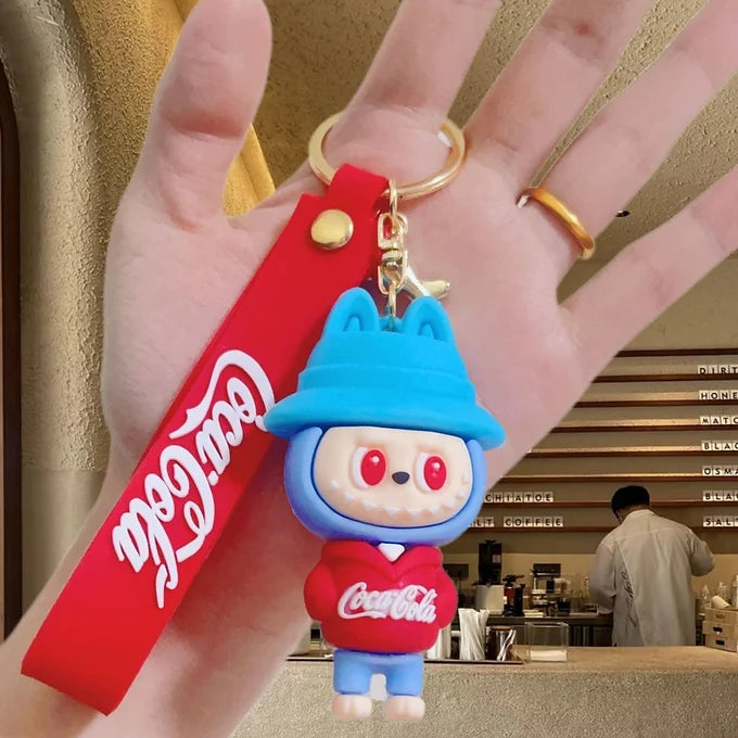 Cococola Labubu Keychain