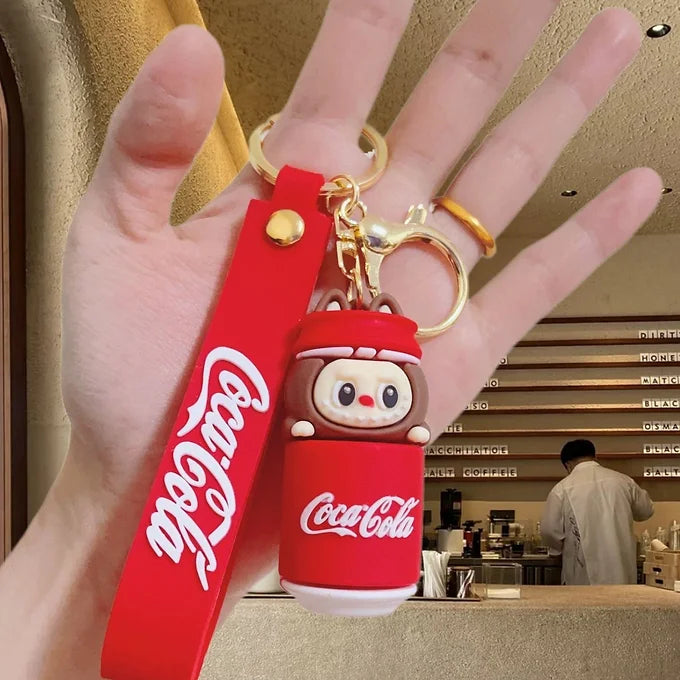 Cococola Labubu Keychain