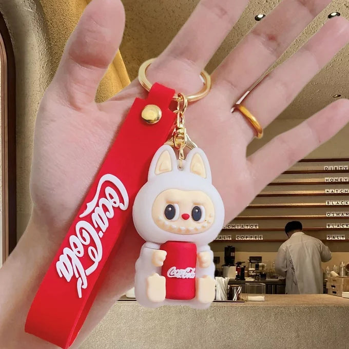 Cococola Labubu Keychain