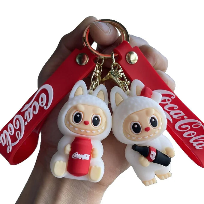Cococola Labubu Keychain
