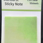 Colorful Glittery Transparent Sticky Note