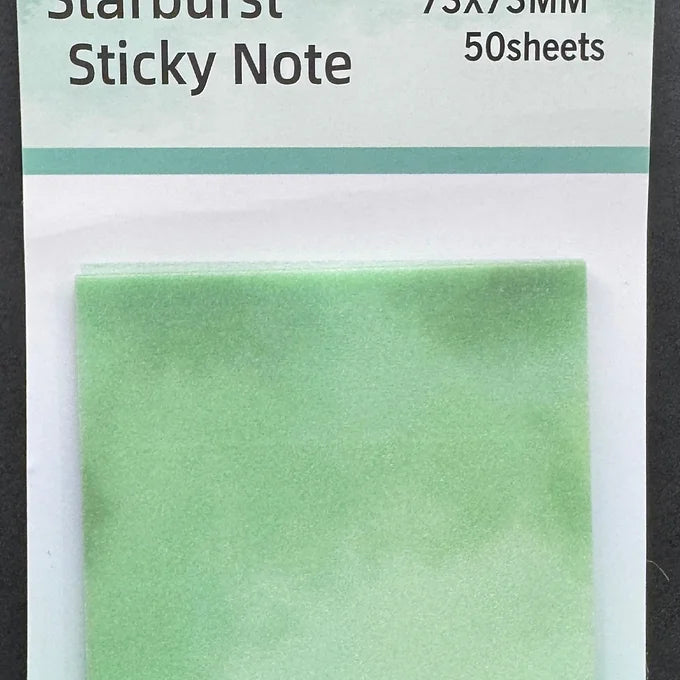 Colorful Glittery Transparent Sticky Note