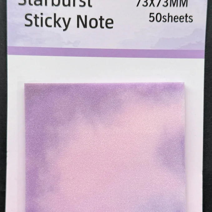 Colorful Glittery Transparent Sticky Note