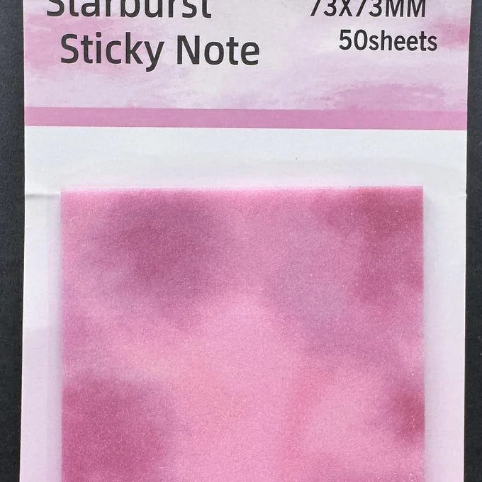 Colorful Glittery Transparent Sticky Note