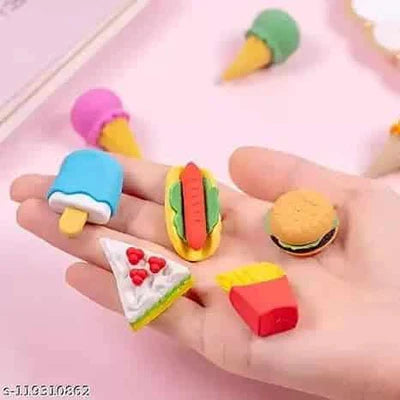 Fast Food Eraser Pack