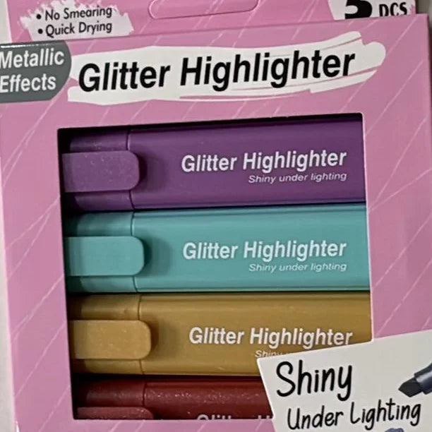 Glitter Highlighter (set of 5)