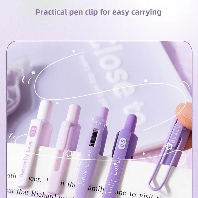 Lovely Grape Kawaii Pen Set
