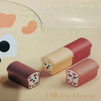 Kawaii Bread Shaped Eraser ( 1 pc )