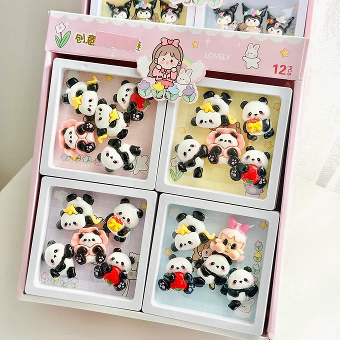 Kuromi and Panda Charm