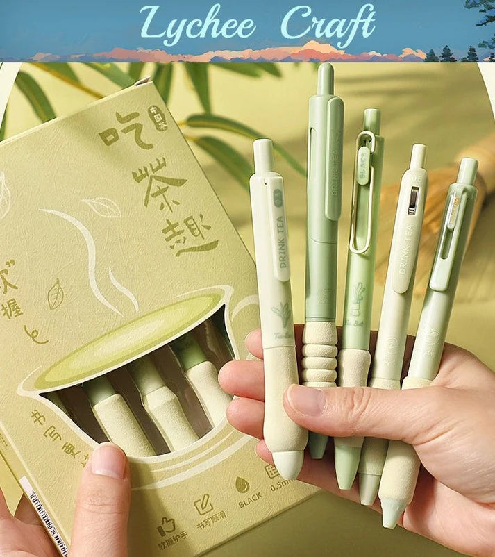 Matcha Theme Pen Set