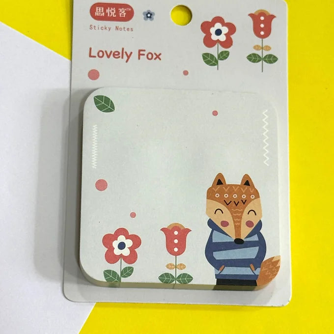 Cute Character Memo Pad
