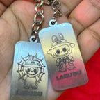 Metallic Labubu Keychain