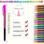 48 Color Neon Pen Set