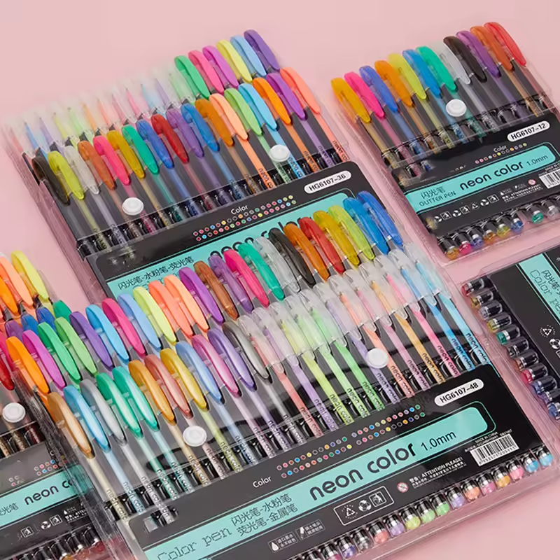48 Color Neon Pen Set