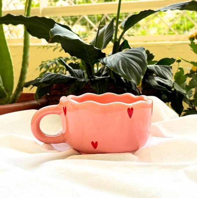 Pink Cappuccino Mugs