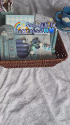 Blue Hamper(with transparent box)