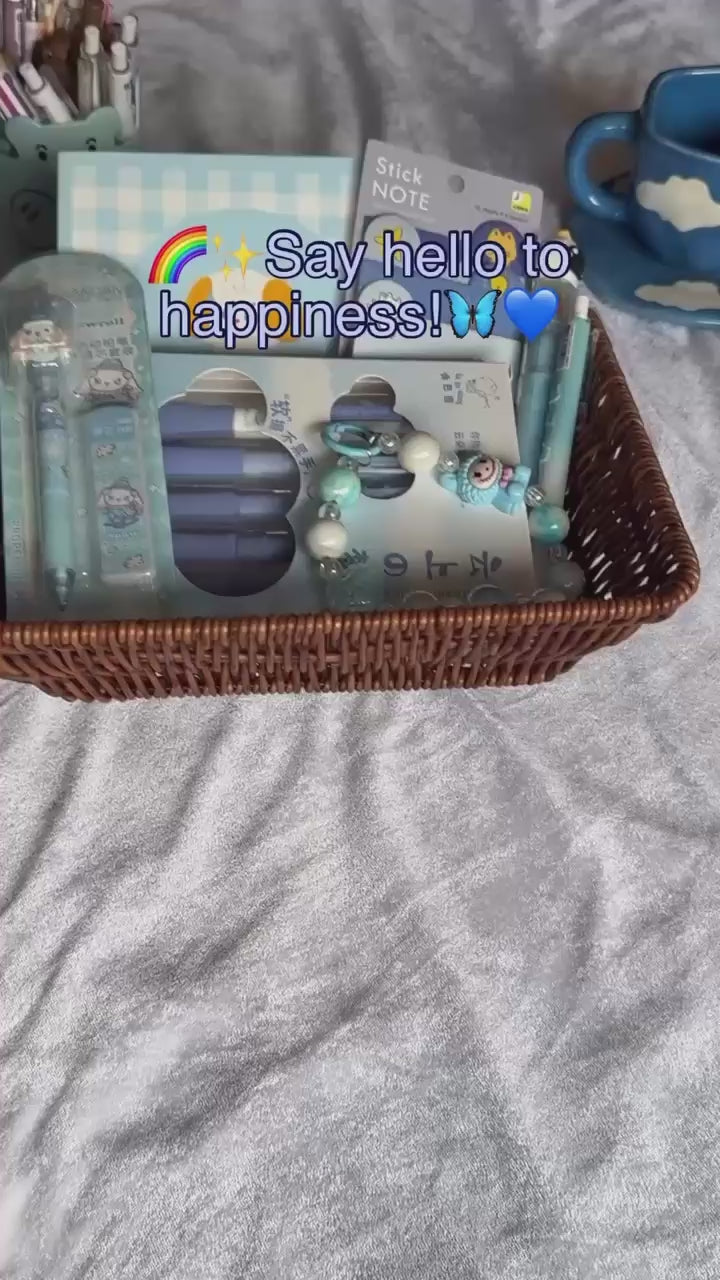 Blue Hamper(with transparent box)