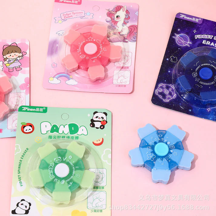 Panda Fidget Spinner Eraser (1 pack)