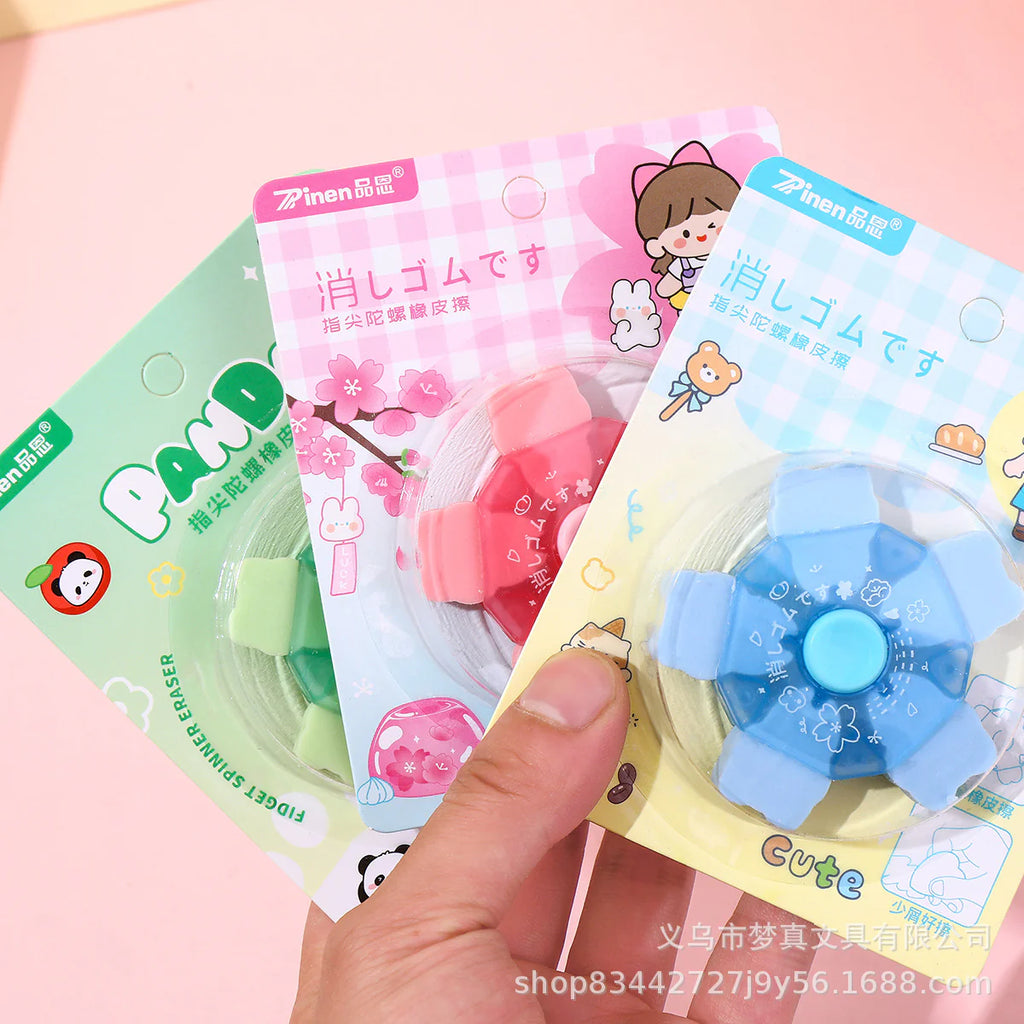 Panda Fidget Spinner Eraser (1 pack)