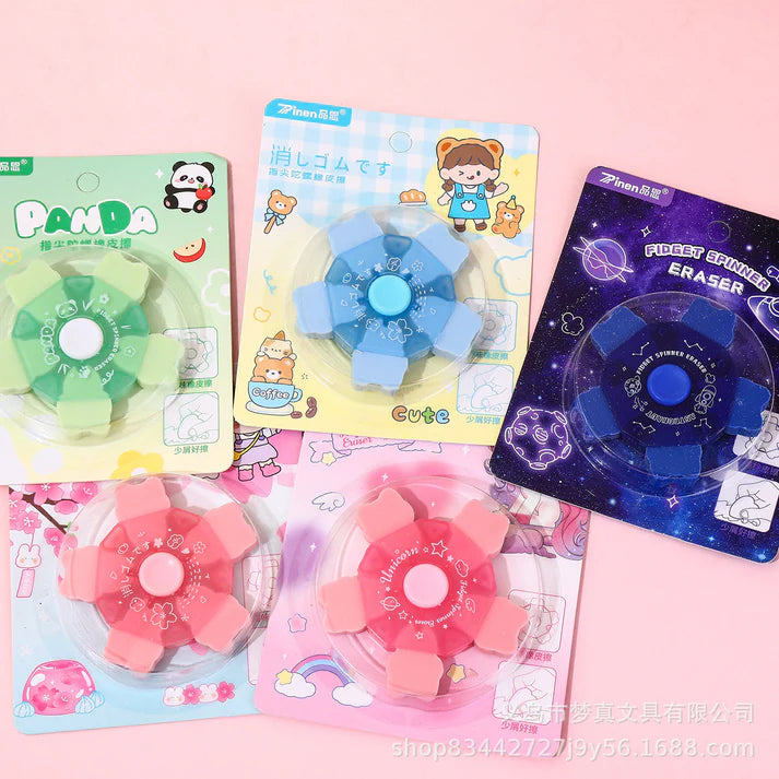 Panda Fidget Spinner Eraser (1 pack)