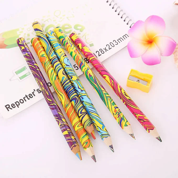 Rainbow Fun Pencil Set of 4